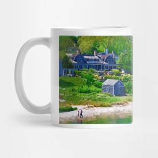 New England Beach Strolling Mug